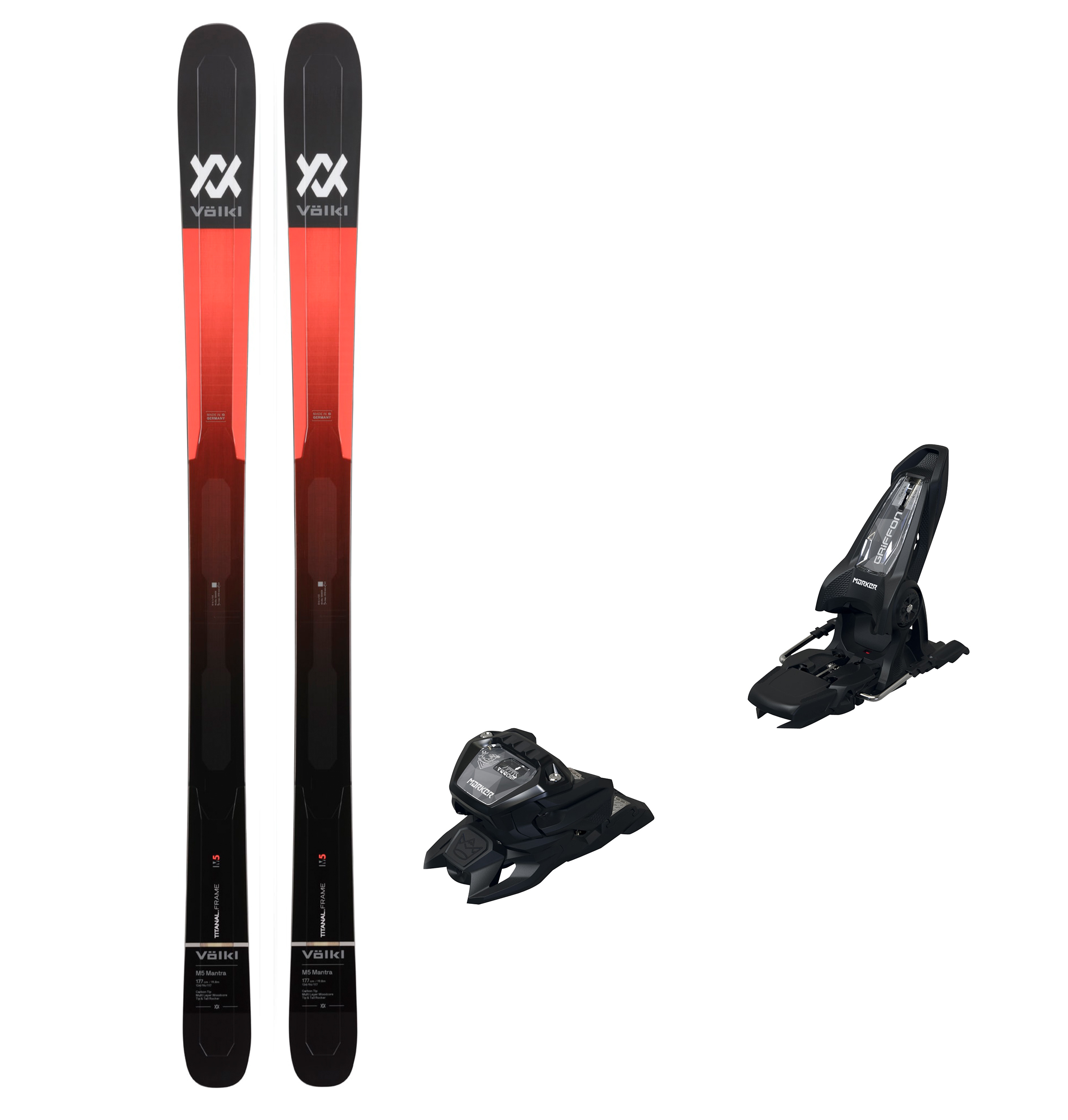 VOLKL MANTRA M5 184㎝ + Marker Griffon13 Völkl M5 Mantra med Marker Griffon 13 Unisex